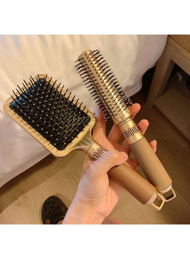Premium Air Cushion Hair Brush, Scalp Massage Comb for Women, Wide Plate Brush for Long Curly Hair, Anti Static Detangling Brush for Home Use - Image 3